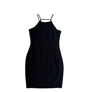 Ali & Jay Little Black Bodycon Mini Dress Large